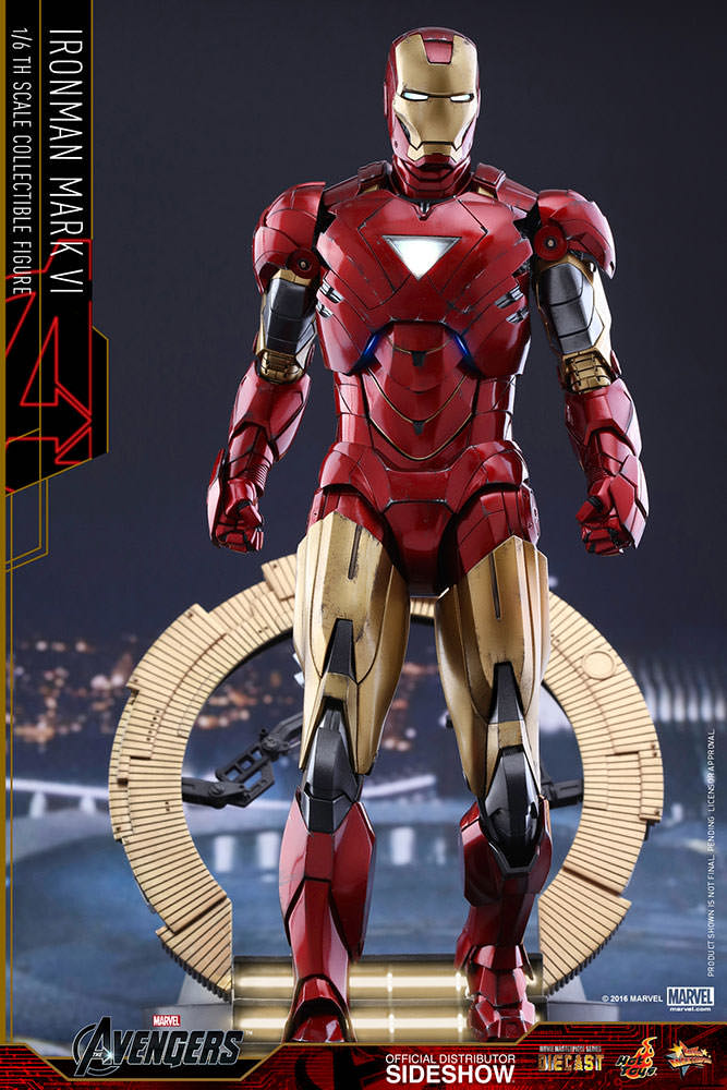 Iron Man Mk 6 (Avengers) MMS 378-D17 - Hot Toys (Avengers, the) action figure collectible [Barcode 4897011181875] - Main Image 3