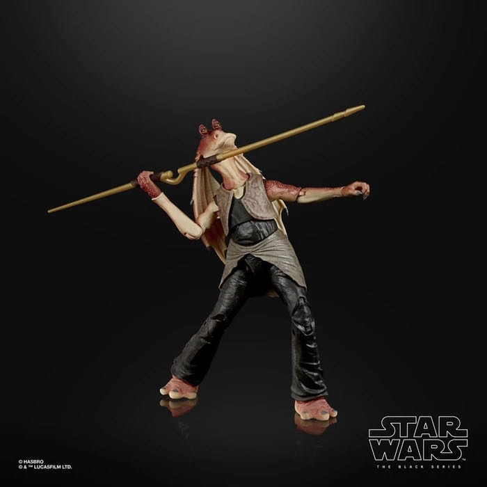 Jar Jar Binks DAMAGED PACKAGE - Hasbro (Star Wars The Black Series : The Phantom Menace) action figure collectible [Barcode 5010993782680] - Main Image 2