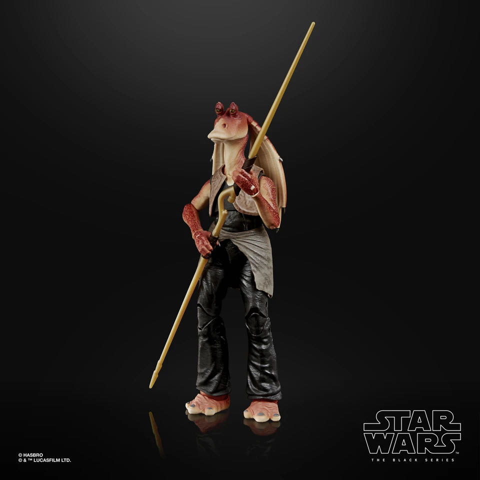 Jar Jar Binks DAMAGED PACKAGE - Hasbro (Star Wars The Black Series : The Phantom Menace) action figure collectible [Barcode 5010993782680] - Main Image 3