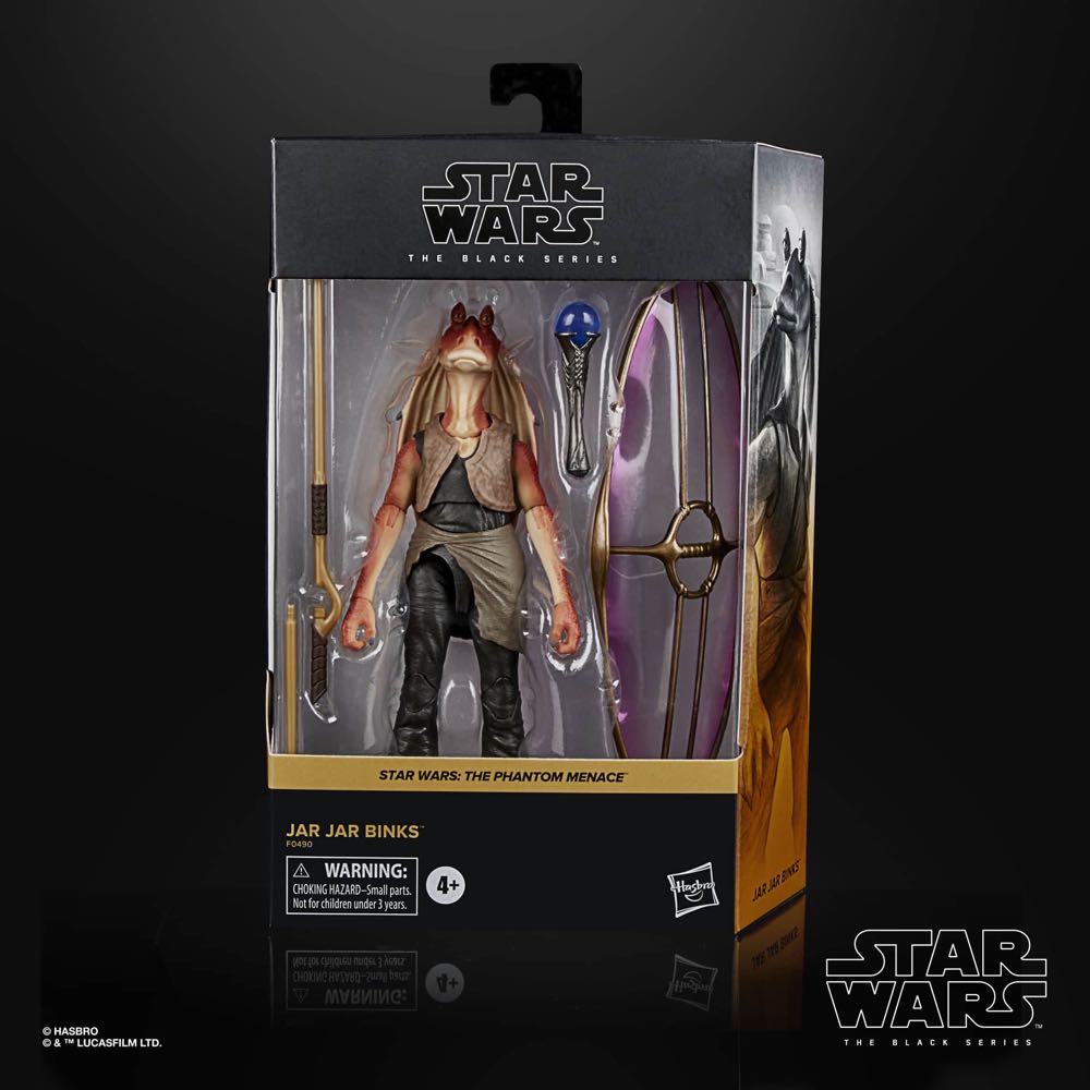 Jar Jar Binks DAMAGED PACKAGE - Hasbro (Star Wars The Black Series : The Phantom Menace) action figure collectible [Barcode 5010993782680] - Main Image 4