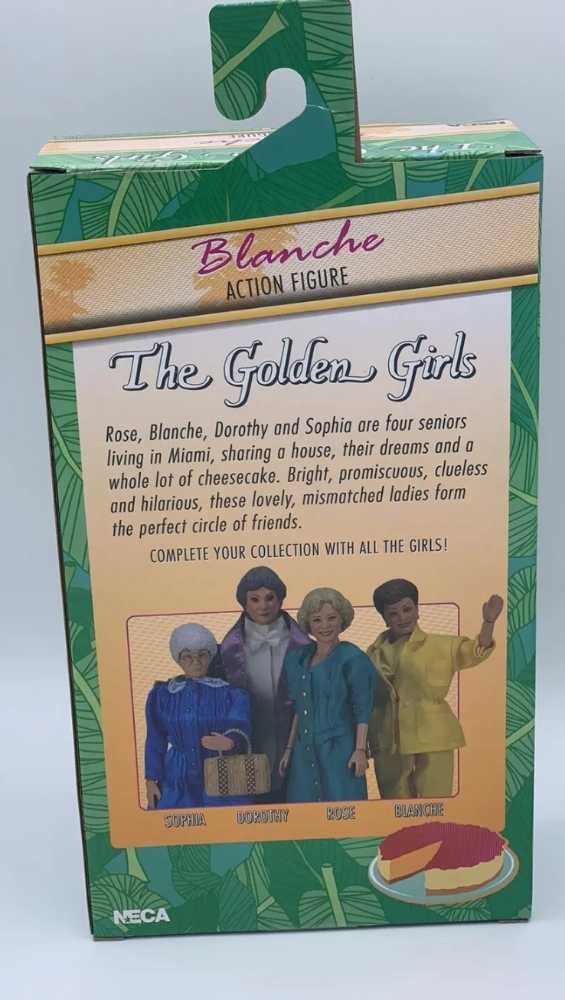Neca Golden Girls Blanche 8” Clothed Action Figure - Neca (The Golden Girls) action figure collectible [Barcode 634482448984] - Main Image 2