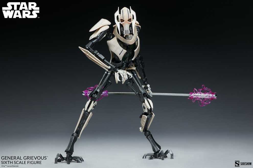 General Grievous  - Sideshow Collectibles (Star Wars Revenge of Sith) action figure collectible [Barcode 747720214903] - Main Image 2