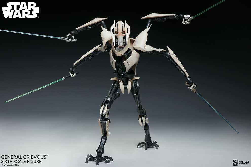 General Grievous  - Sideshow Collectibles (Star Wars Revenge of Sith) action figure collectible [Barcode 747720214903] - Main Image 3