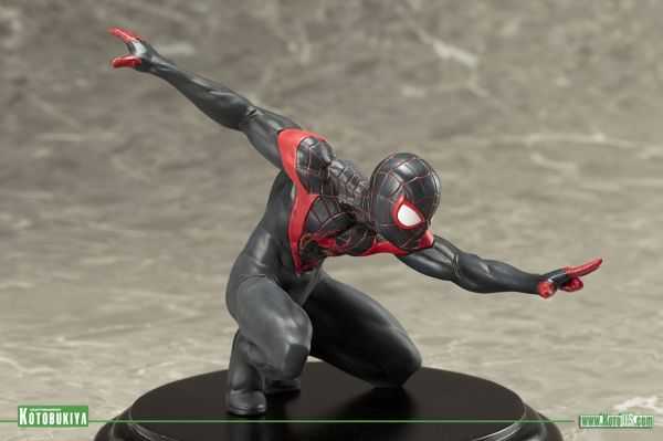 Marvel Spiderman Miles Morales - Kotobukiya (Marvel Now! Spider-Verse) action figure collectible [Barcode 190526000384] - Main Image 2