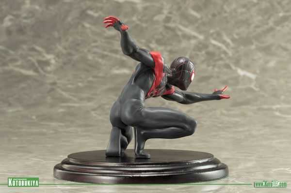 Marvel Spiderman Miles Morales - Kotobukiya (Marvel Now! Spider-Verse) action figure collectible [Barcode 190526000384] - Main Image 3