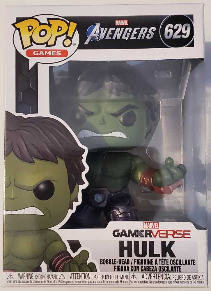 629 Hulk - Marvel: Avengers Gamerverse - Funko (Funko Pop! Games) action figure collectible [Barcode 889698477598] - Main Image 2