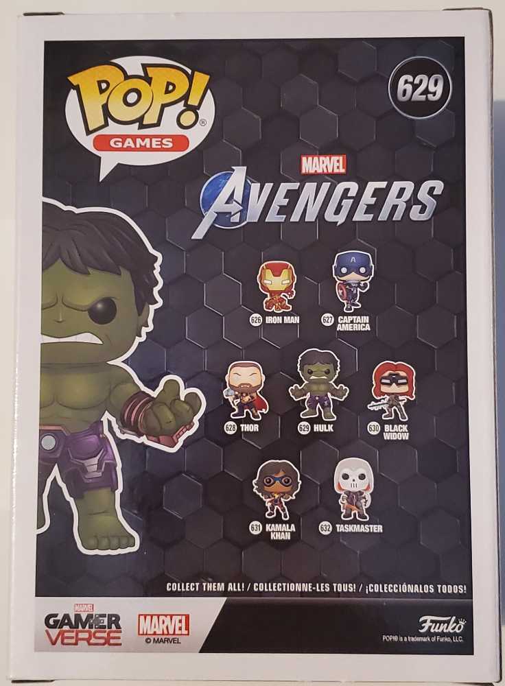 629 Hulk - Marvel: Avengers Gamerverse - Funko (Funko Pop! Games) action figure collectible [Barcode 889698477598] - Main Image 4