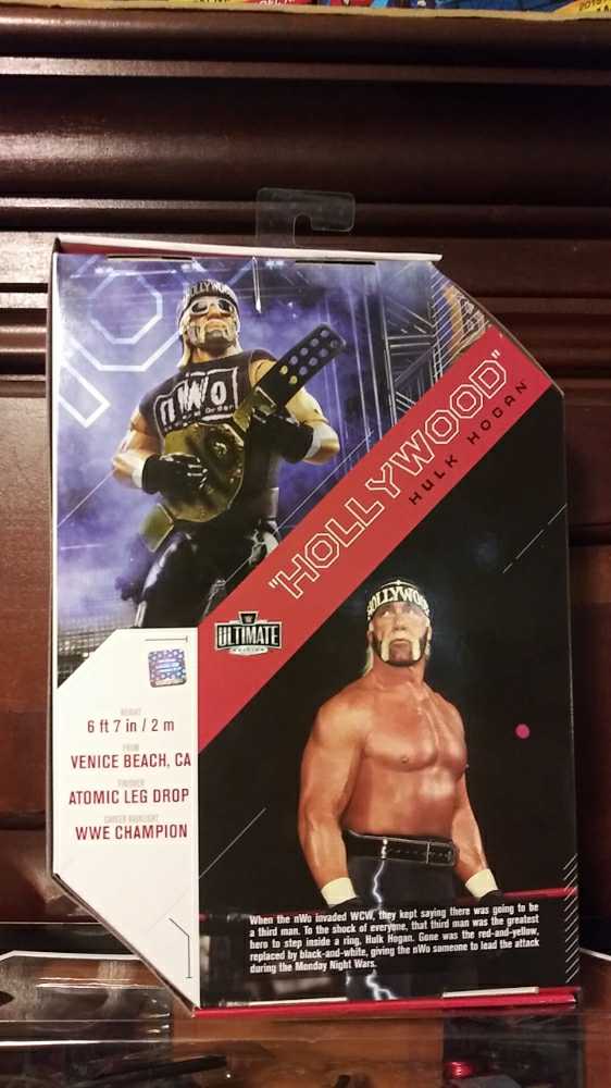 “Hollywood” Hulk Hogan - Mattel (Mattel Ultimate Edition) action figure collectible [Barcode 887961921830] - Main Image 2