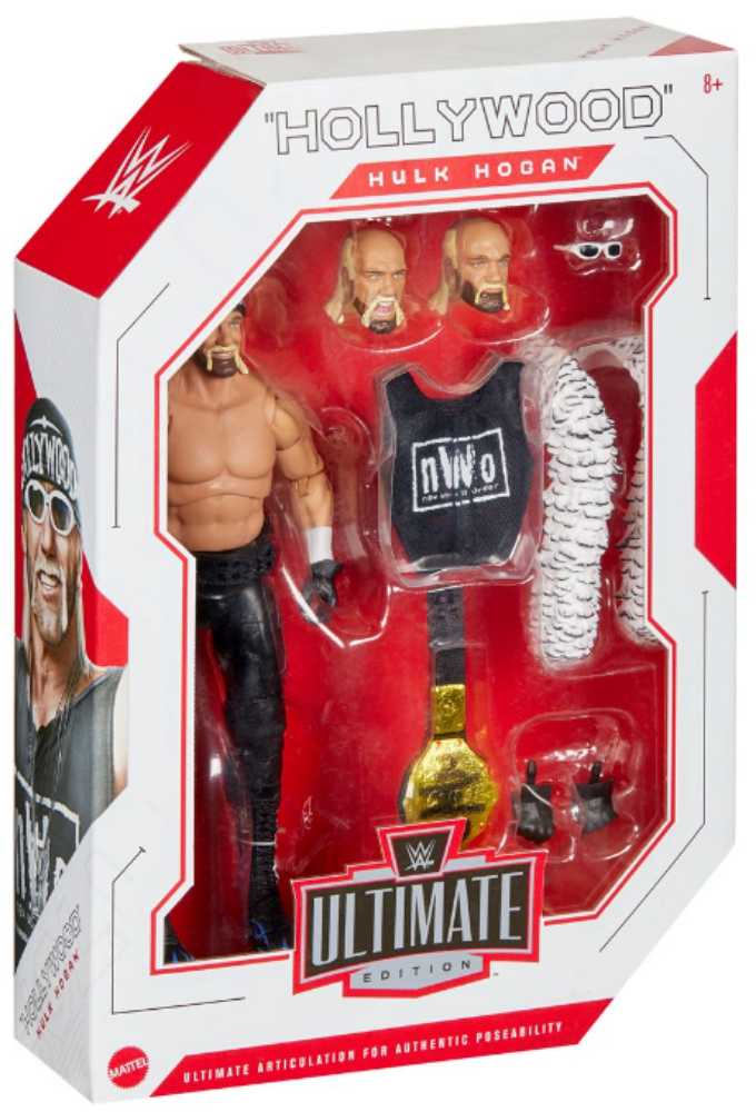 “Hollywood” Hulk Hogan - Mattel (Mattel Ultimate Edition) action figure collectible [Barcode 887961921830] - Main Image 4