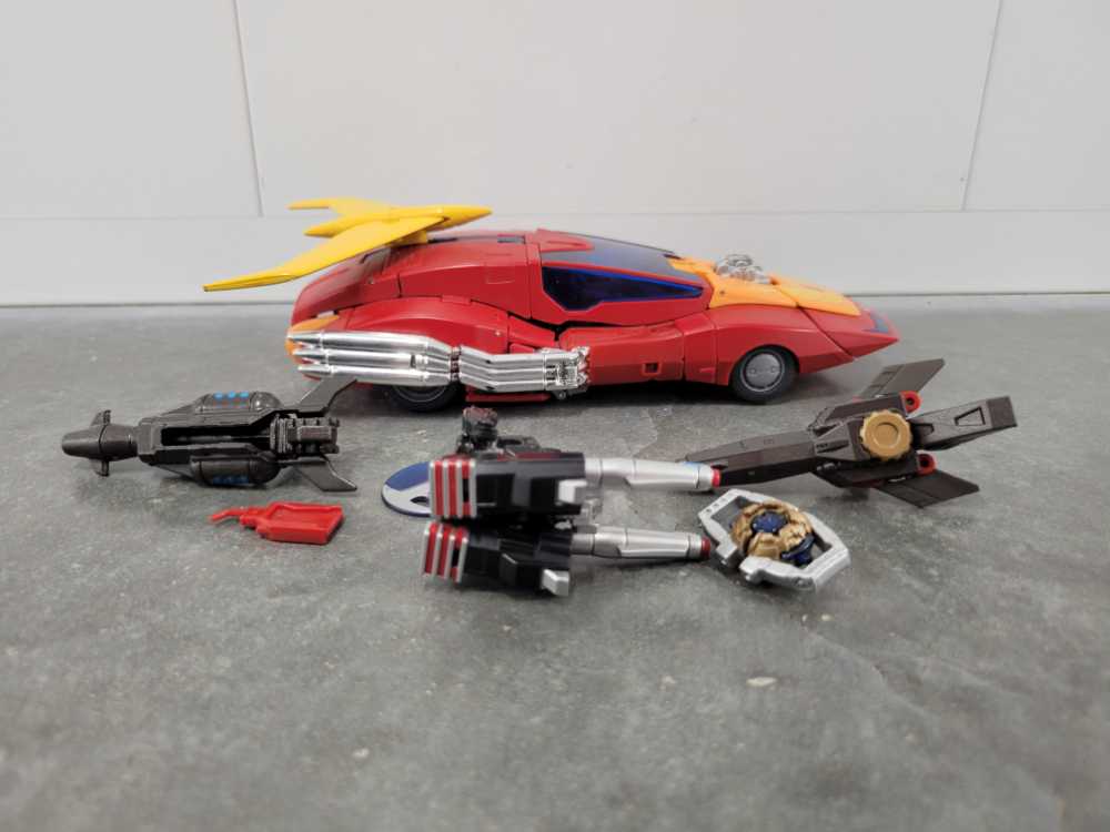 Rodimus Prime With Offshoot 3rd Vehicle Mode Targetmaster  - Hasbro (Masterpiece Large Scale) action figure collectible - Main Image 3