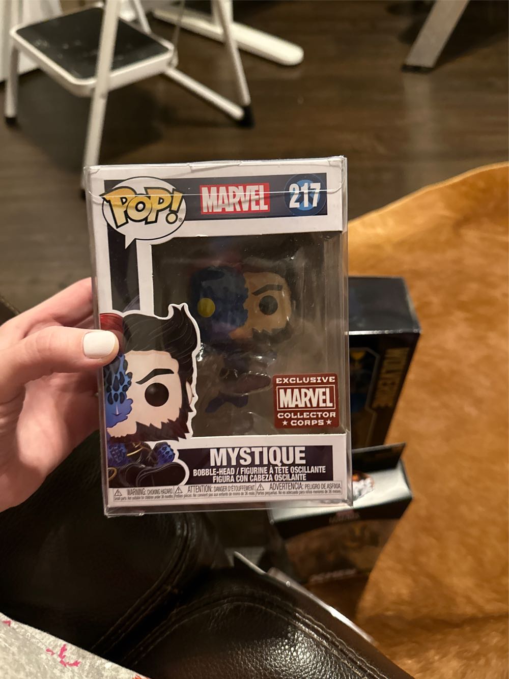 X-men: Marvel Collector Corps Exclusive Transforming Mystique #217 W Protective Case  action figure collectible [Barcode 889698489331] - Main Image 2