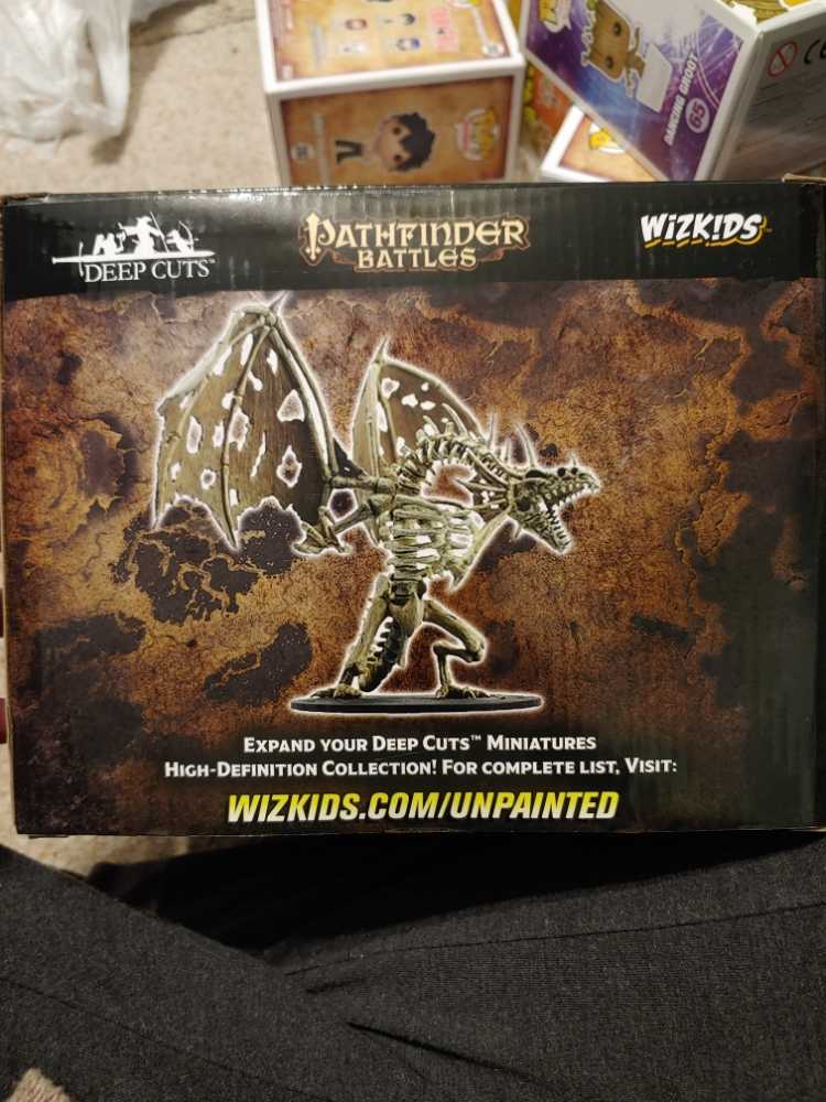 Pathfinder Battles Gargantuan Skeleton Dragon - Wizkids action figure collectible [Barcode 634482900390] - Main Image 2