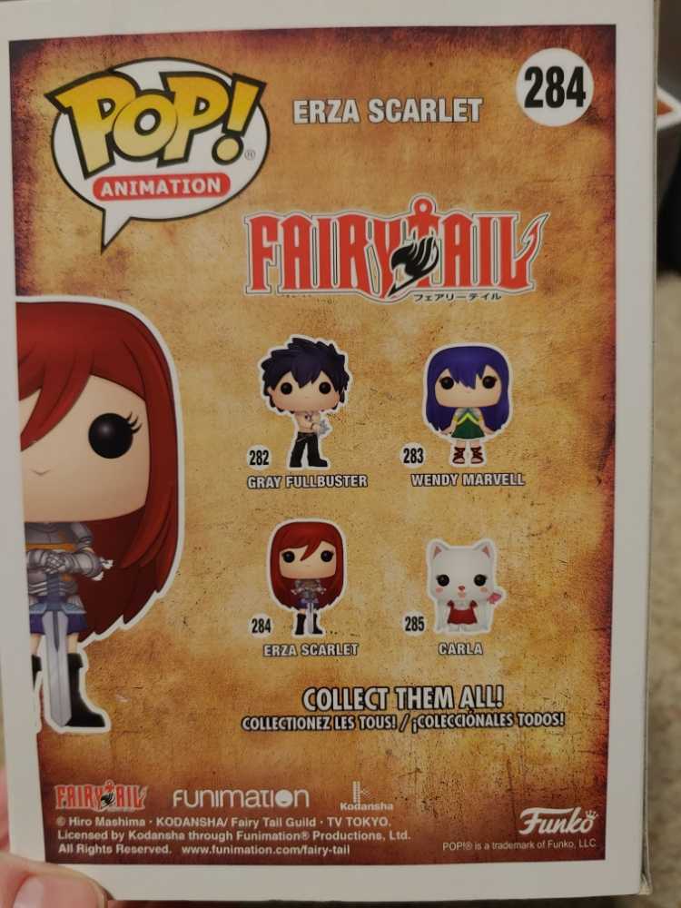 Erza Scarlet - Funko Pop (Fairy Tail) action figure collectible [Barcode 889698143813] - Main Image 2