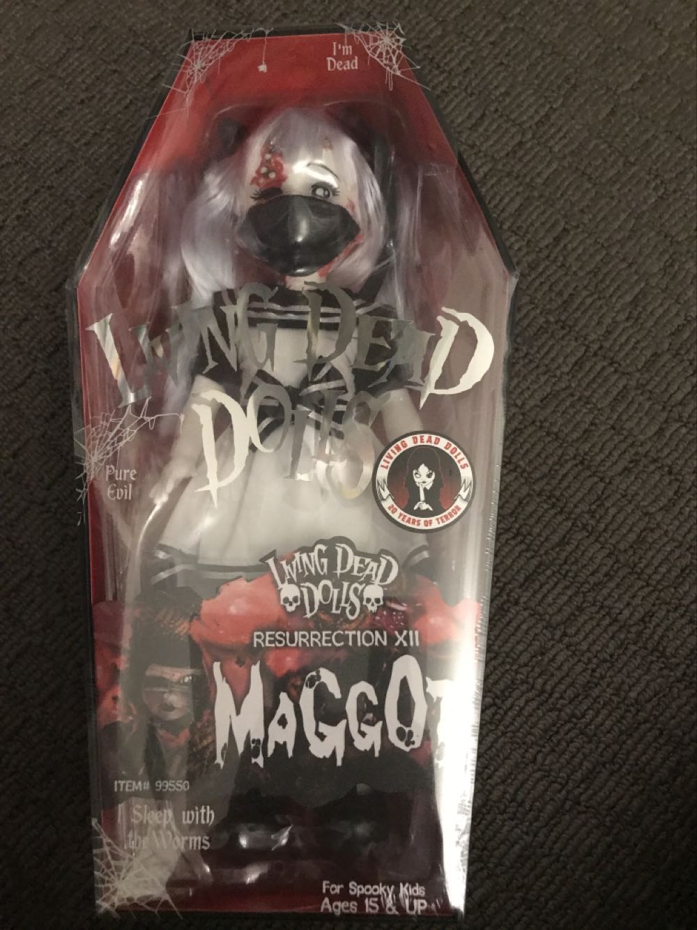 Maggot Variant (Resurrection 12) - Mezco Toyz (Living Dead Dolls Resurrection) action figure collectible [Barcode 696198995558] - Main Image 2