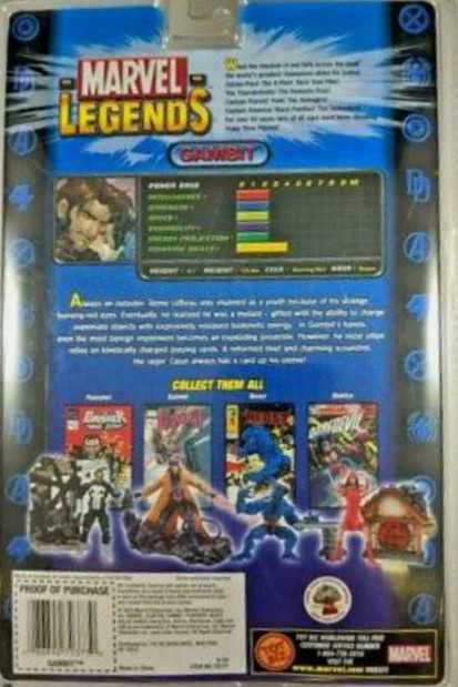 Marvel Legends Series IV Gambit - Toy Biz (Marvel Legends (Hasbro)) action figure collectible - Main Image 2