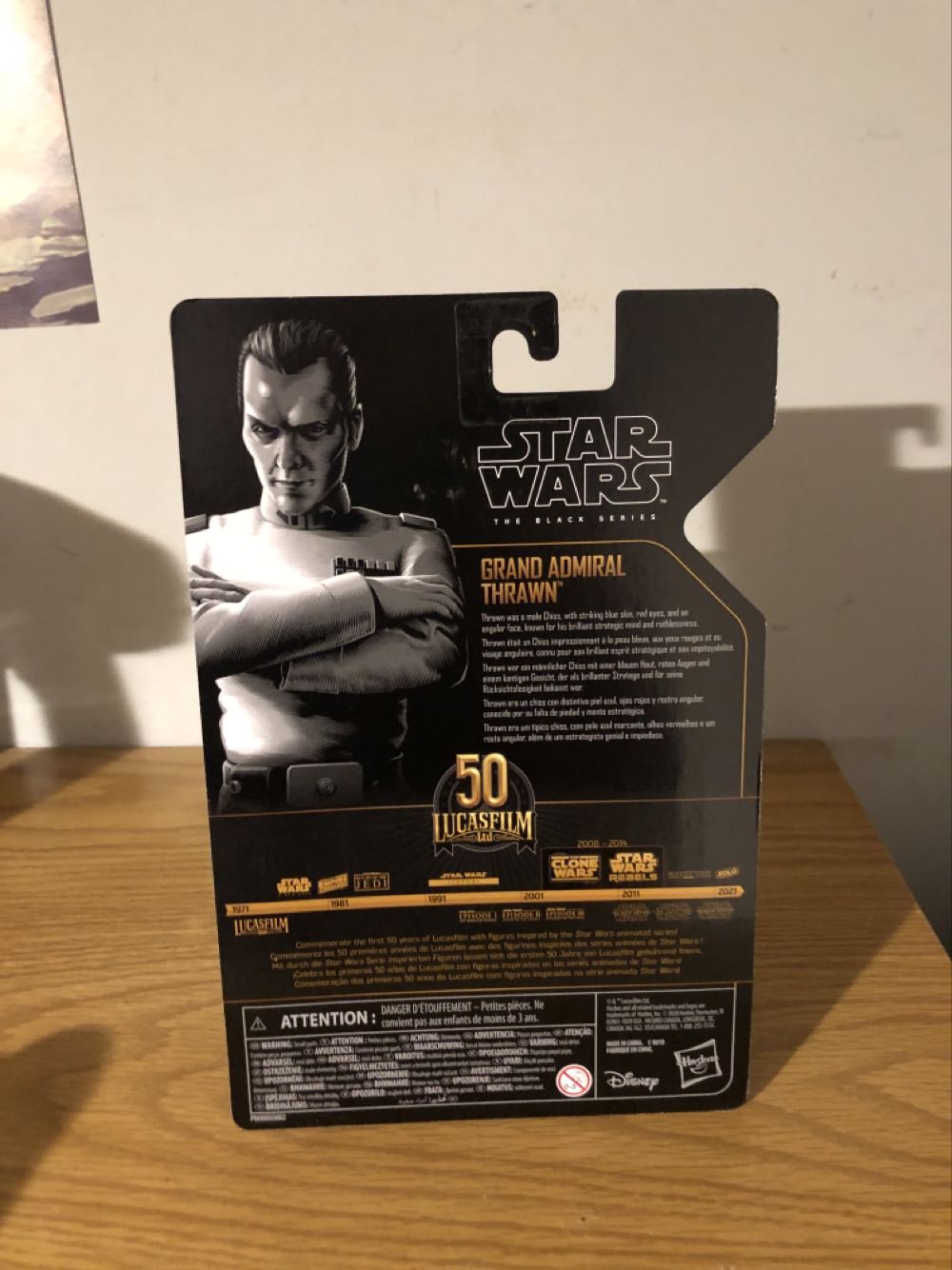 Grand Admiral Thrawn - Disney / Hasbro (Black Series 6” Archive 2020- Now) action figure collectible [Barcode 5010993813407] - Main Image 2