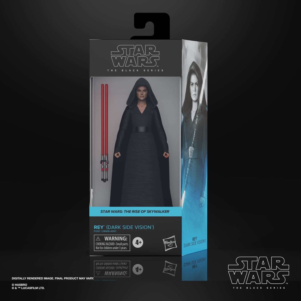Rey (Dark Side Vision) - Hasbro (Star Wars The Black Series : The Rise of Skywalker) action figure collectible [Barcode 5010993790012] - Main Image 4