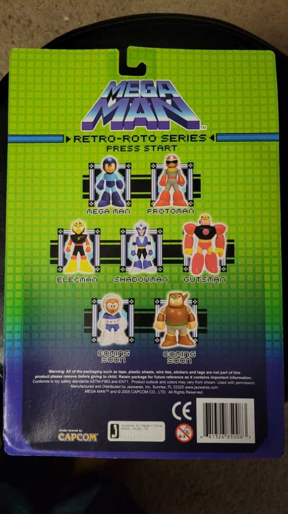 Elecman - Jazwares (Mega Man) action figure collectible [Barcode 681326850083] - Main Image 2