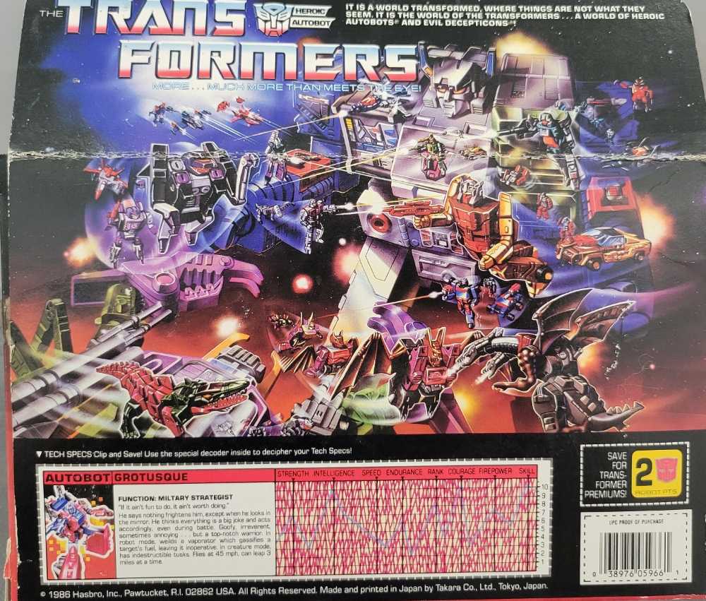 Grotusque - Hasbro (Monsterbot) action figure collectible - Main Image 3