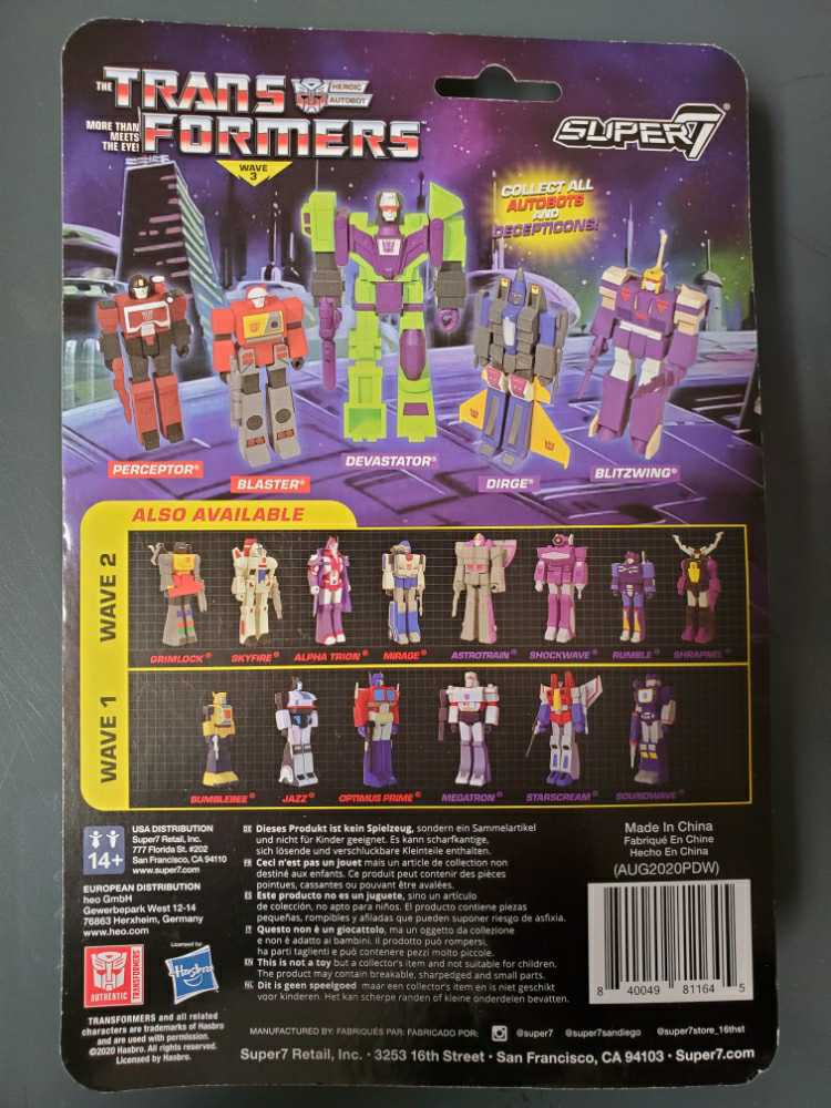 Super7 Reaction “Gold Armor Bumblebee” - Hasbro (Transformers Reaction) action figure collectible [Barcode 840049811645] - Main Image 2