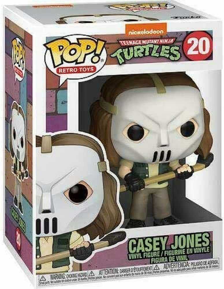 Funko Pop! Retro Toys: Teenage Mutant Ninja Turtles #20 Casey Jones - Funko Pop! Retro Toys (Teenage Mutant Ninja Turtles [1990 Film]) action figure collectible [Barcode 889698514361] - Main Image 2