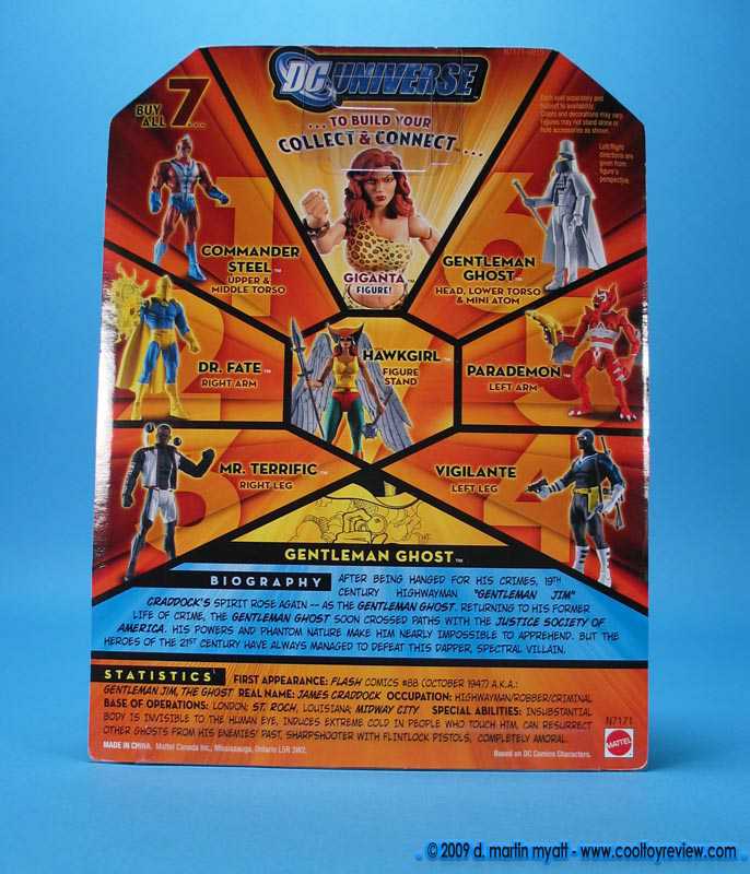 DC Universe Classics, Wave 8: Gentleman Ghost - Mattel (DC Comics - Super Heroes) action figure collectible - Main Image 4