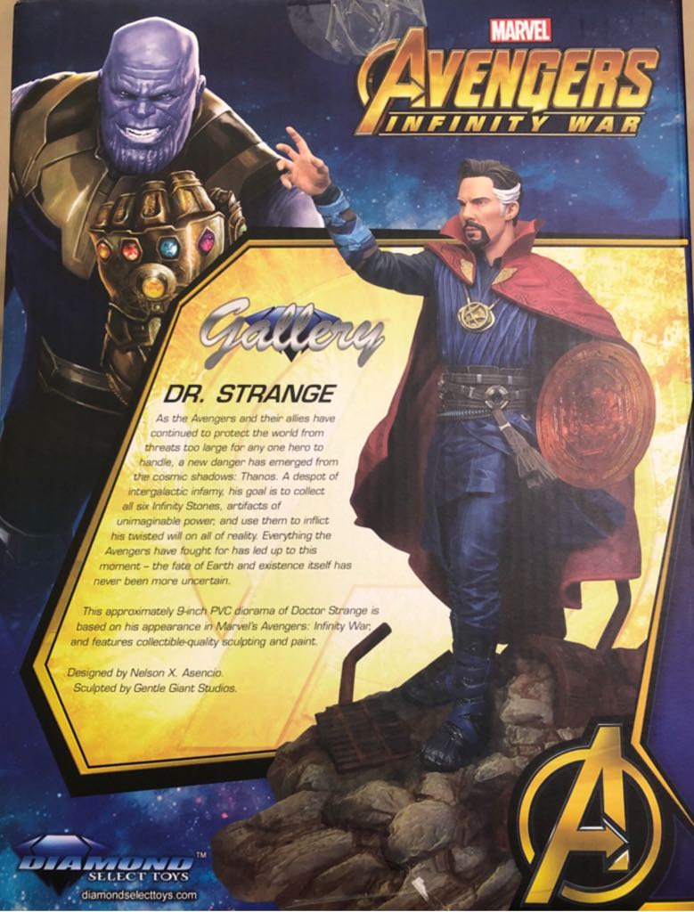 Marvel Avengers: Doctor Strange: Diamond Select PVC Statue - Diamond Select (Superhereos) action figure collectible [Barcode 699788828625] - Main Image 2