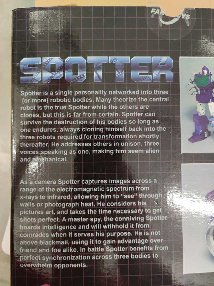 Reflector FT-11 (Spotter) - Fans Toys (Masterpiece 1984) action figure collectible - Main Image 4