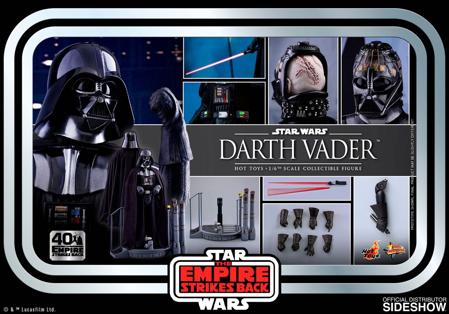Darth Vader - Hot Toys (Star Wars) action figure collectible [Barcode 4895228605061] - Main Image 10
