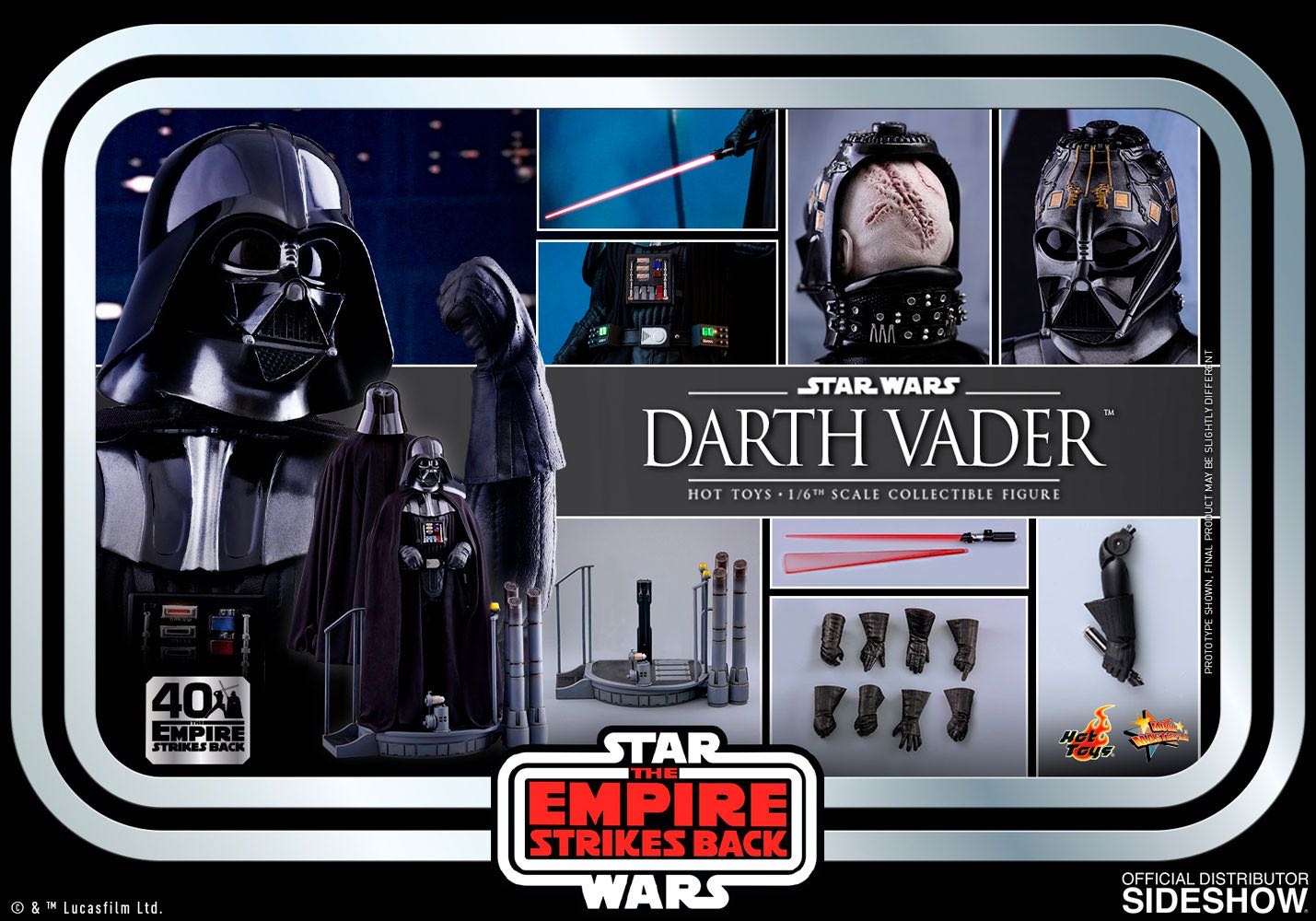 Darth Vader - Hot Toys (Star Wars) action figure collectible [Barcode 4895228605061] - Main Image 4