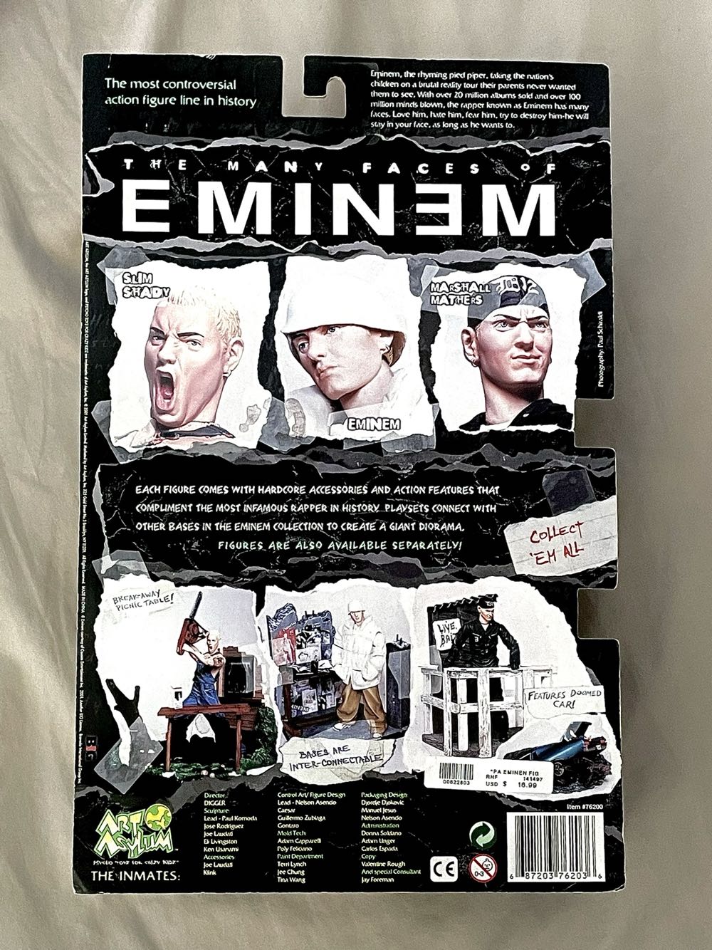 Art Asylum My Name Is Slim Shady Action Figure - Art Asylum (Music Action Figure) action figure collectible [Barcode 687203762036] - Main Image 2