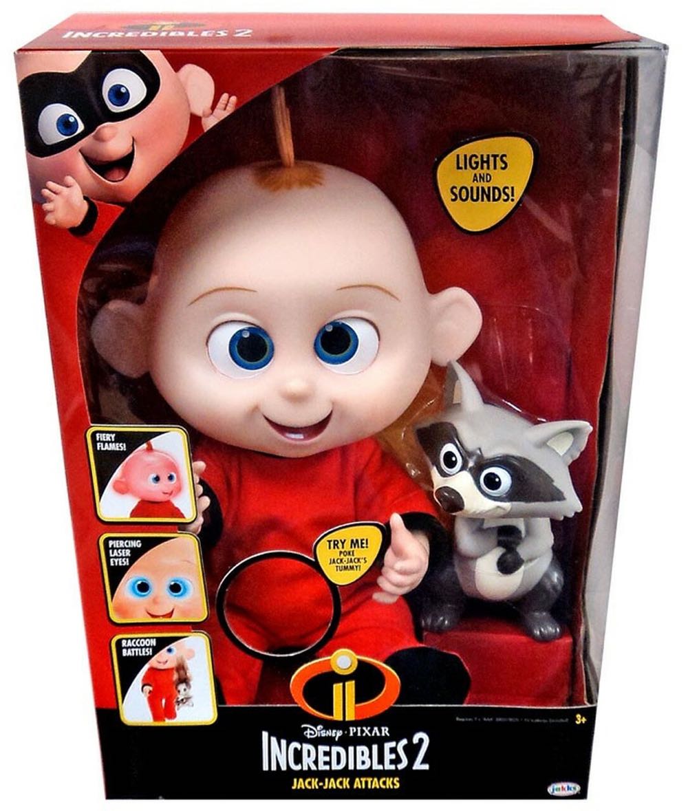Pixar: The Incredibles - JACK-JACK ATTACKS - JAKKS Pacific, Inc. (Disney•Pixar: Incredibles 2) action figure collectible [Barcode 039897766133] - Main Image 2