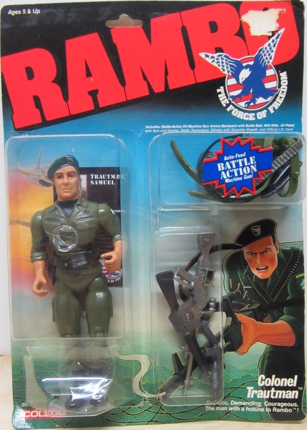 Colonel Trautman - Coleco (Rambo) action figure collectible - Main Image 2