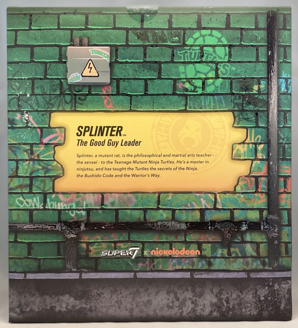 Splinter - Super 7 (Teenage Mutant Ninja Turtles Ultimates) action figure collectible [Barcode 840049806672] - Main Image 2