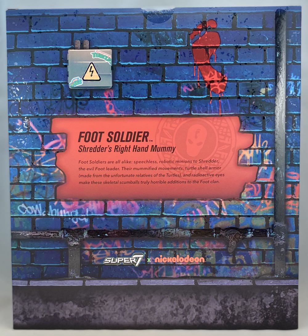 S7: TMNT Ultimates Foot Soldier - Super 7 (Wave 1) action figure collectible [Barcode 840049806689] - Main Image 2