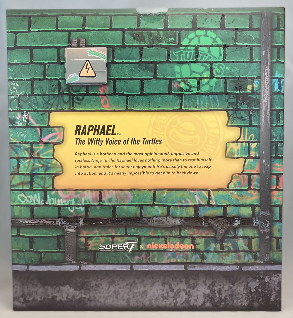 S7: TMNT Ultimates Raphael - Super 7 (Wave 1) action figure collectible [Barcode 840049806665] - Main Image 2