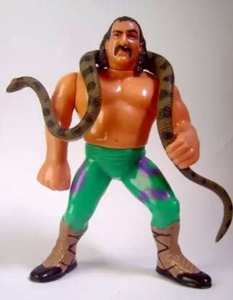 Hasbro Series #1 - WWF Hasbro (Jake The Snake Roberts) action figure collectible - Main Image 3