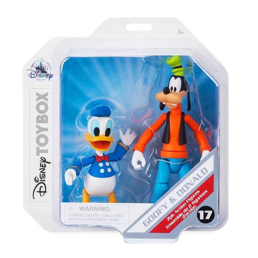Goofy and Donald - Disney TOYBOX (Disney Toy Box) action figure collectible [Barcode 461015471979] - Main Image 1