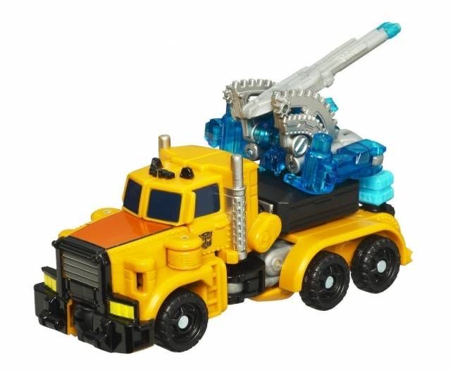 Huffer w/ Caliburst - Hasbro (Transformers Power Core Combiners) action figure collectible [Barcode 653569493501] - Main Image 3