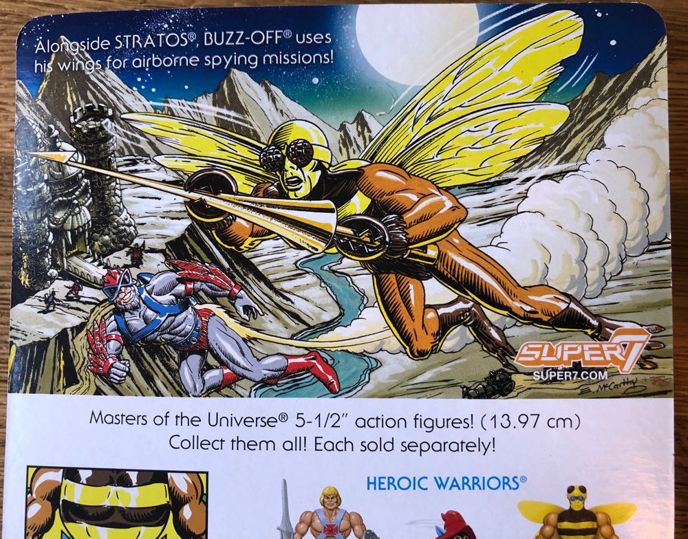 MOTU - SUPER 7 - Buzz-Off - Super7 (Masters Of The Universe) action figure collectible [Barcode 811169038311] - Main Image 3