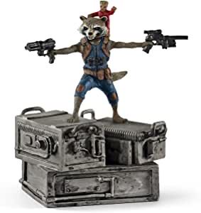 Guardians of the Galaxy: Schleich Marvel Diorama Figure #14 - Rocket & Groot - Schleich (Superhereos) action figure collectible [Barcode 4055744020674] - Main Image 2