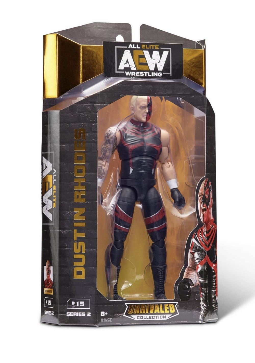 AEW Unrivaled Collection Dustin Rhodes - AEW Unrivaled #15 - Jazwares (AEW Unrivaled Collection Series 2) action figure collectible [Barcode 191726377047] - Main Image 2