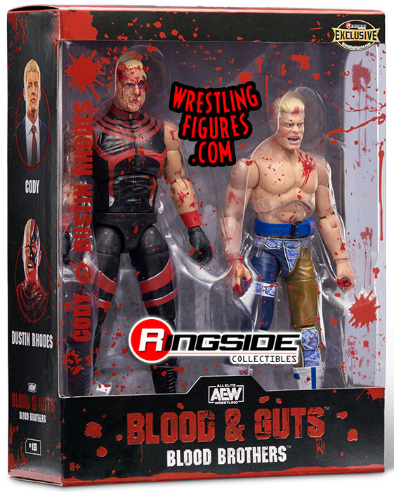 Blood Brothers [Blood & Guts] - Jazwares (Unrivaled) action figure collectible [Barcode 191726377672] - Main Image 2
