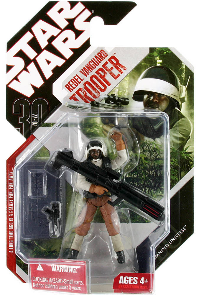 Rebel Vanguard Trooper No Coin #53 - Hasbro (Star Wars 30th Anniversary Collection) action figure collectible [Barcode 653569300526] - Main Image 2