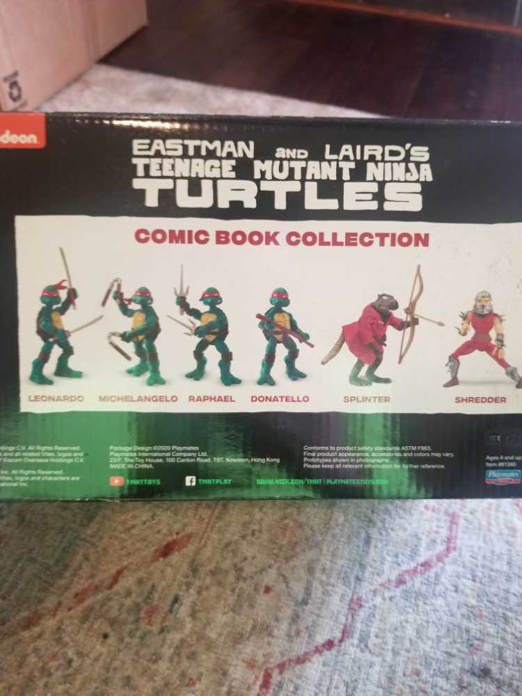 TMNT Comic Book Collection - Playmates (TMNT Original Comic series) action figure collectible [Barcode 043377813408] - Main Image 4