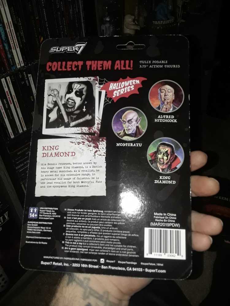 Super7 - King Diamond (Mercyful Fate) - Super7 (King Diamond) action figure collectible [Barcode 811169030629] - Main Image 2