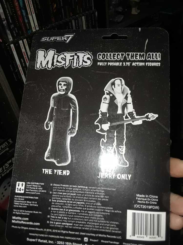 misfits jerry only reaction figure - Super 7 (Super7 Rock) action figure collectible [Barcode 840049805859] - Main Image 2