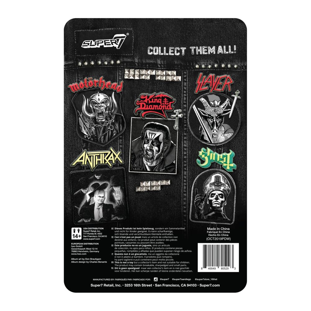 Anthrax: Among The Living - Super 7 (ReAction Figures) action figure collectible [Barcode 840049805293] - Main Image 3