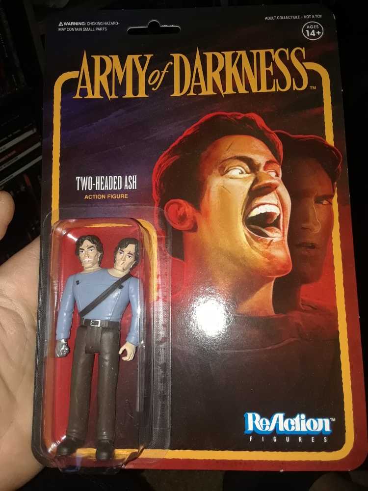 Army Of Darkness: Two Headed Ash - Super 7 (ReAction Figures) action figure collectible [Barcode 811169038922] - Main Image 1