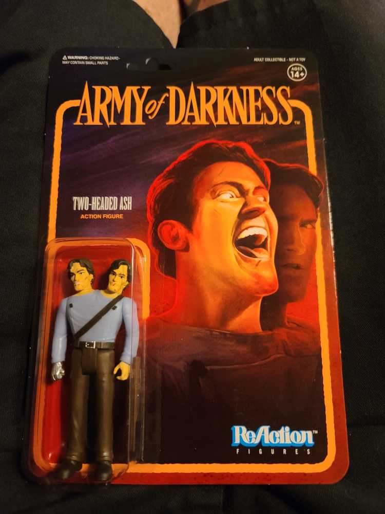 Army Of Darkness: Two Headed Ash - Super 7 (ReAction Figures) action figure collectible [Barcode 811169038922] - Main Image 2